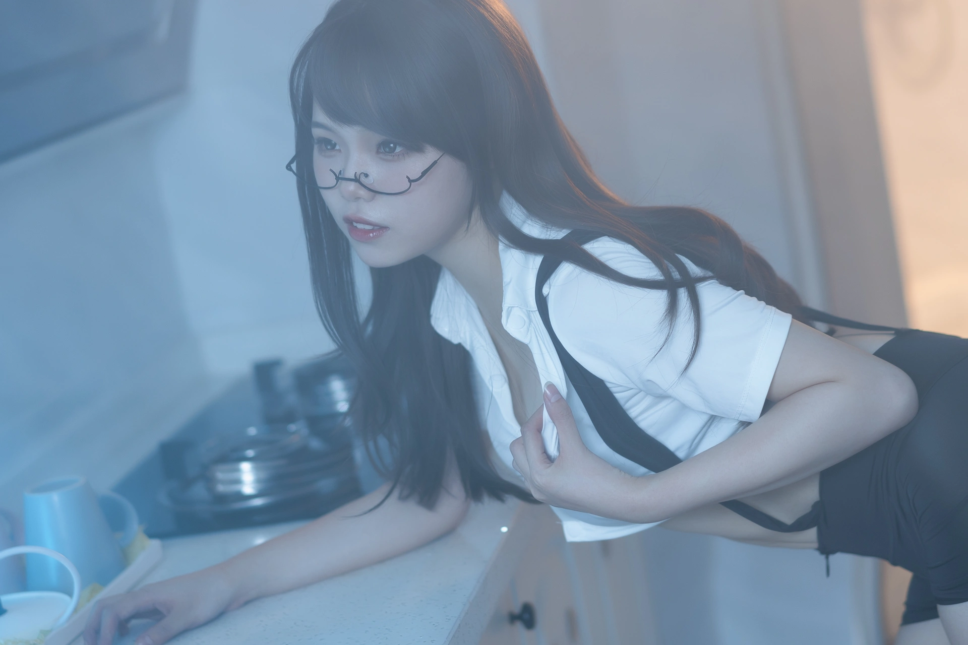 七月喵子 - NO.12 眼镜娘1号 2