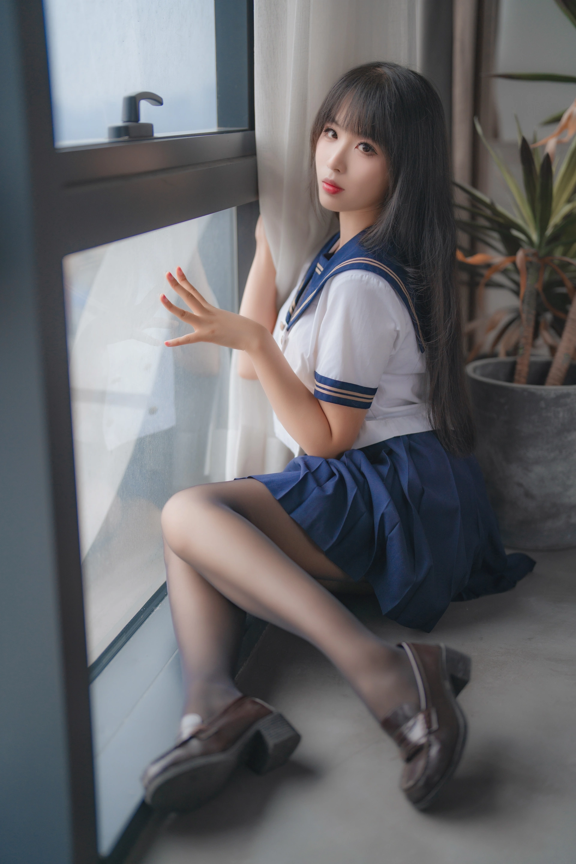 轩萧学姐 - NO.40 2023生日作 5月舰长 黑丝jk内衣 2