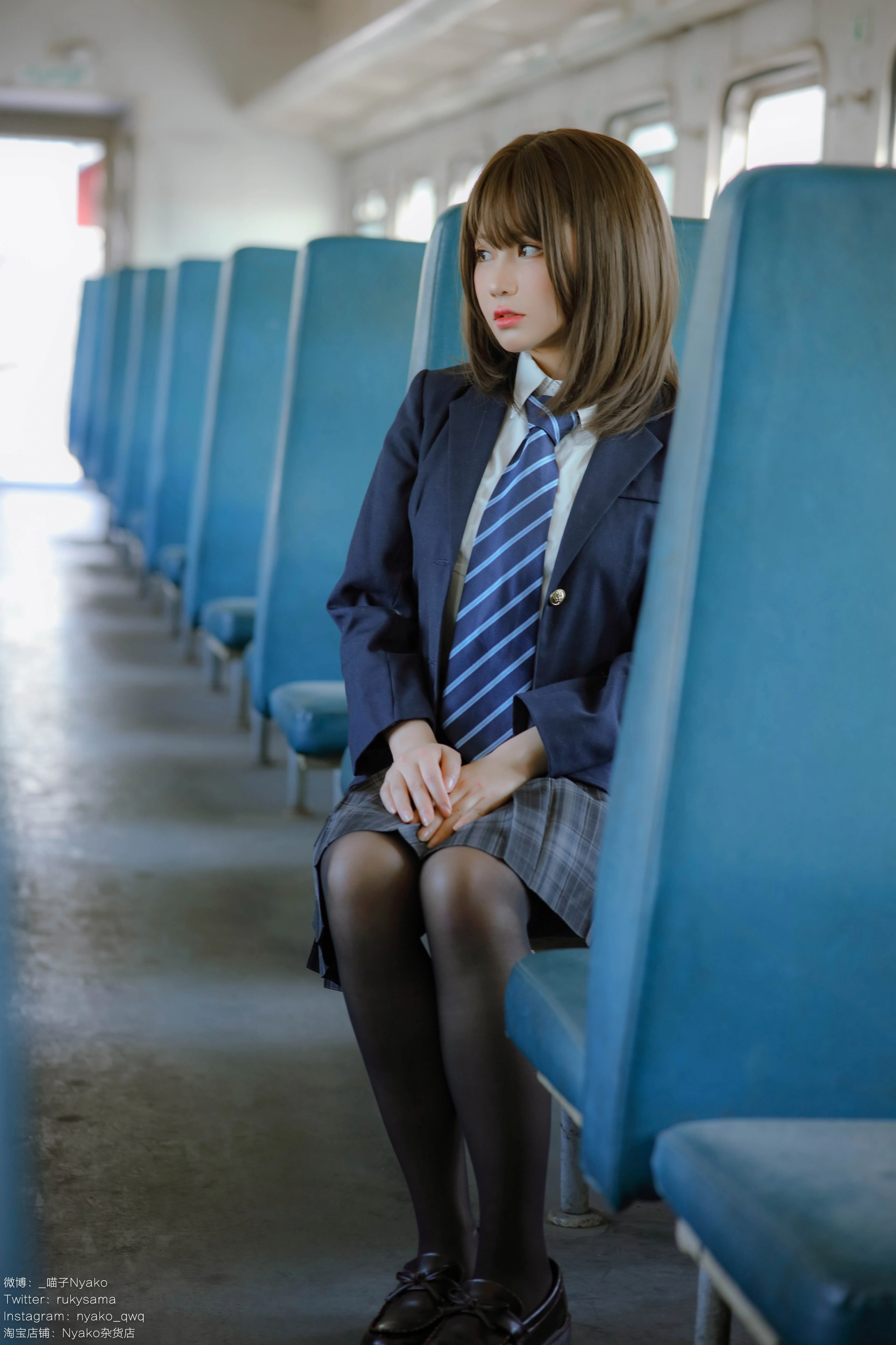 Nyako喵子 - NO.37 痴·女子校生2 火车jk 2