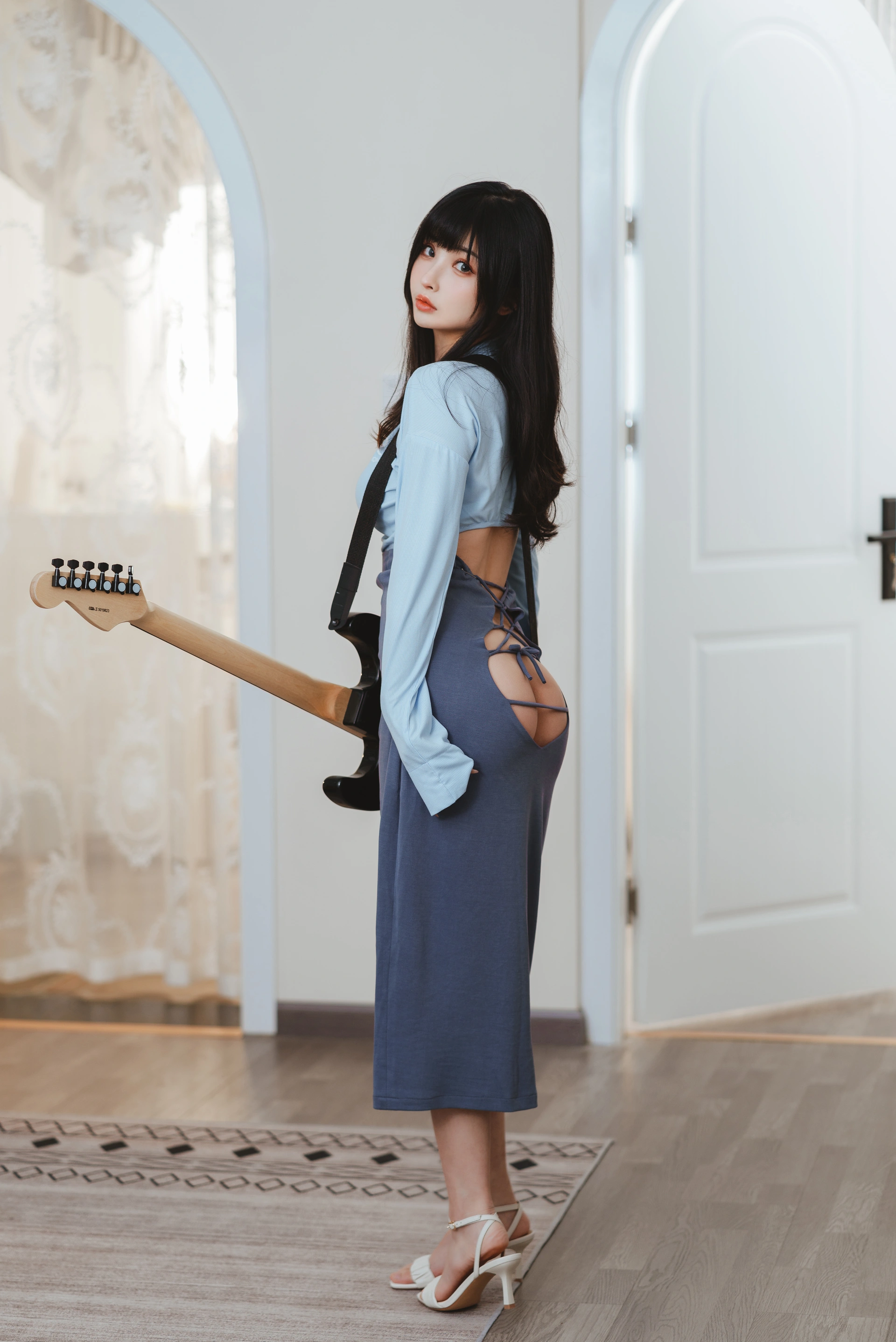rioko凉凉子 - NO.73 吉他妹妹系带裙 2
